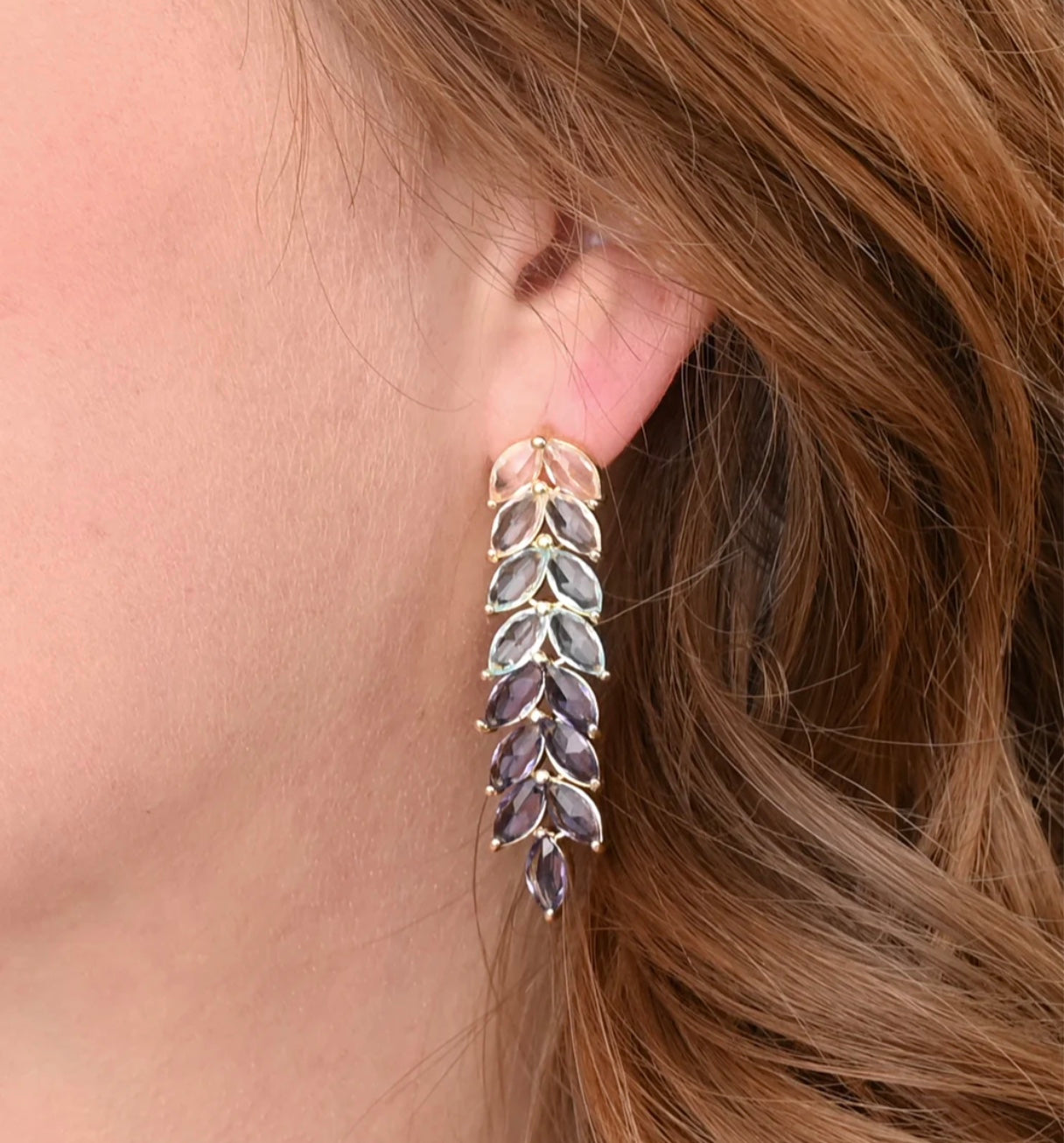 Eclipse Chandelier Crystal Earrings