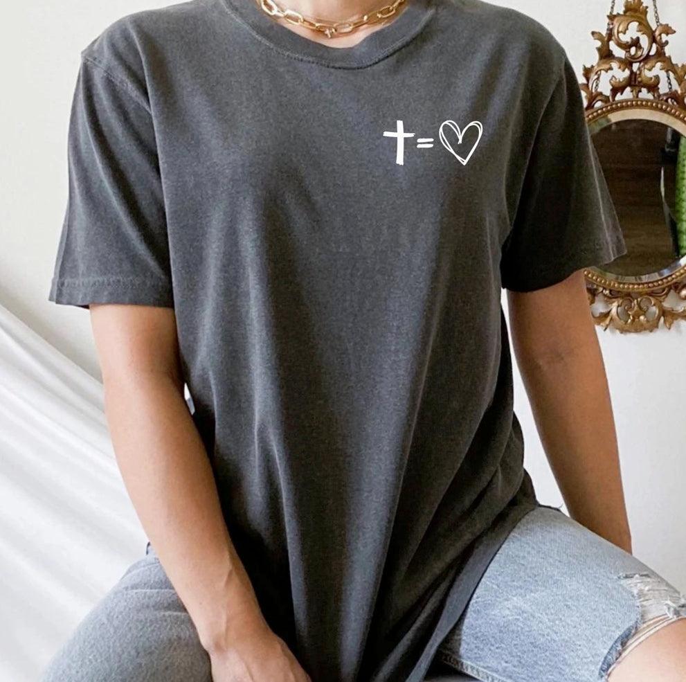 Jesus Has My Back T-Shirt - Christian Apparel - Kin Trading Post