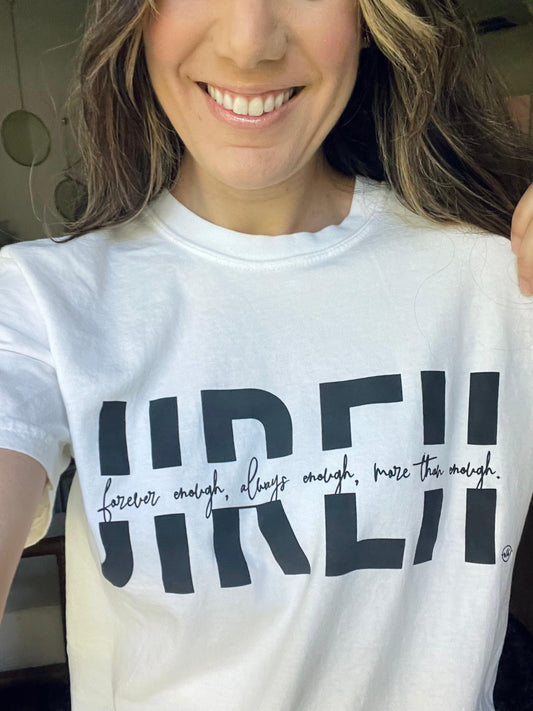 Jireh Provider White Tee - Christian Apparel - Kin Trading Post