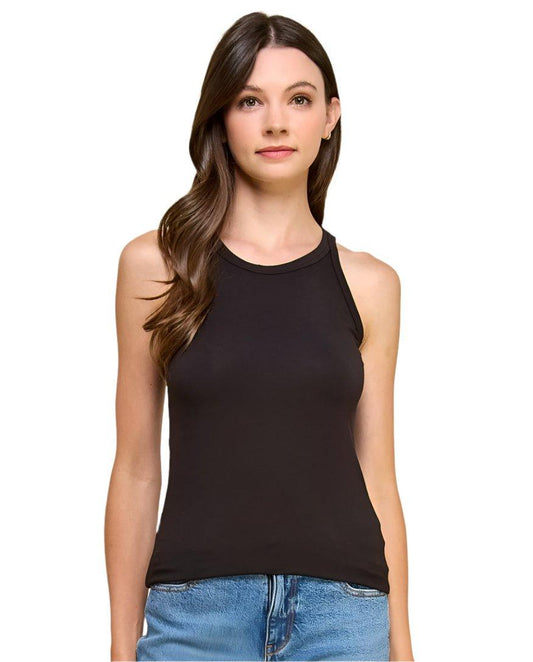 Minimalist Tank Top in Black or Beige - Made in USA - Kin Trading Post