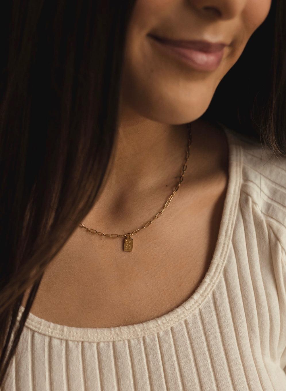 Pure Joy Gold Necklace - Made in USA - Kin Trading Post