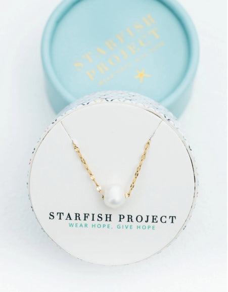 The Simplicity of Elegance Pearl Necklace - Gold or Silver - Kin Trading Post