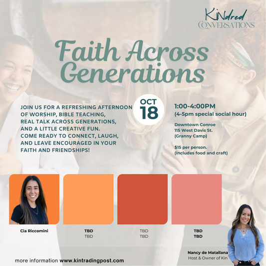 October 18th - Faith Across Generations