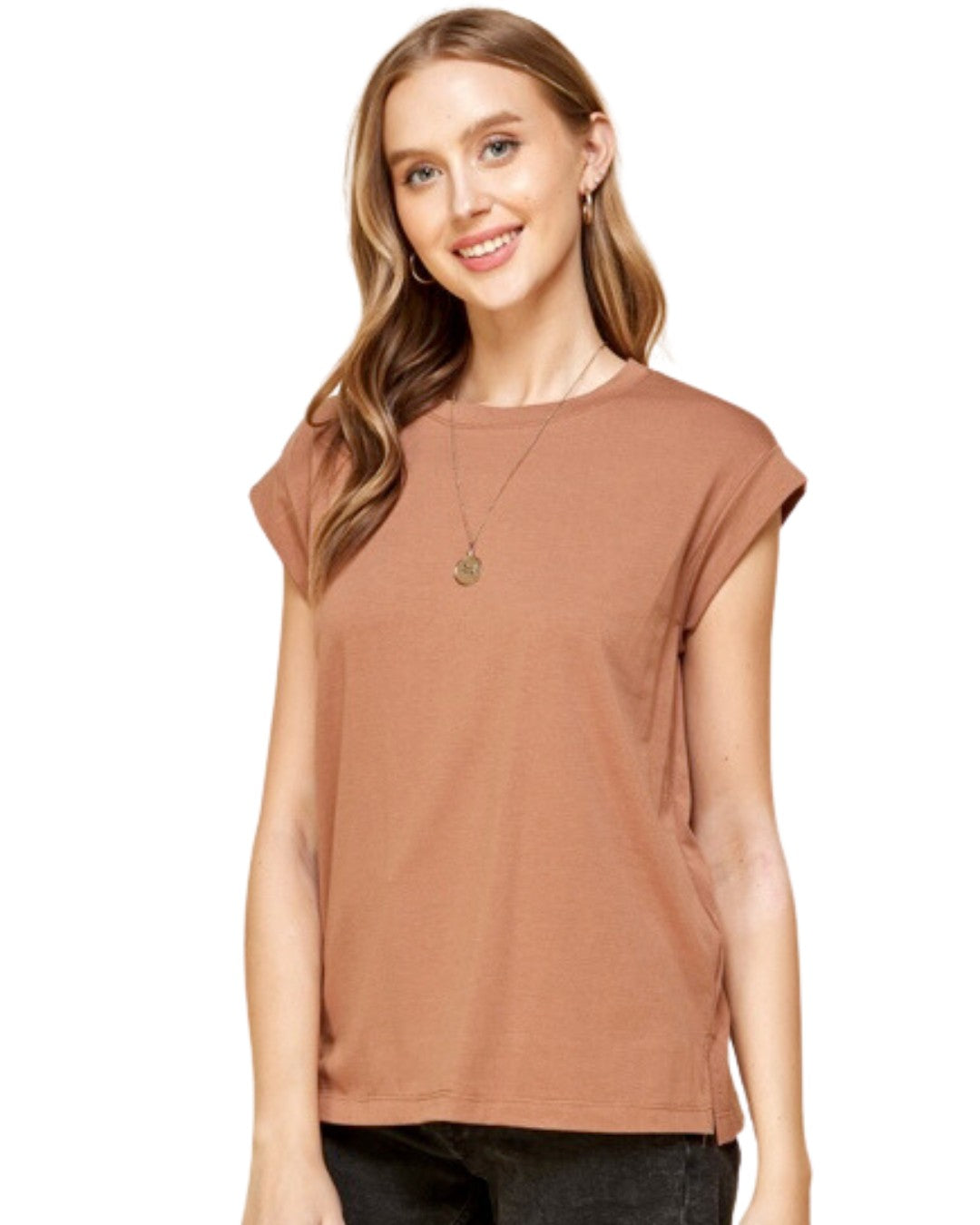 Latte Basic Top, Made in USA