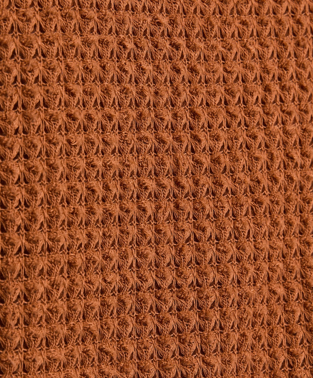 Close-up of brown textured fabric