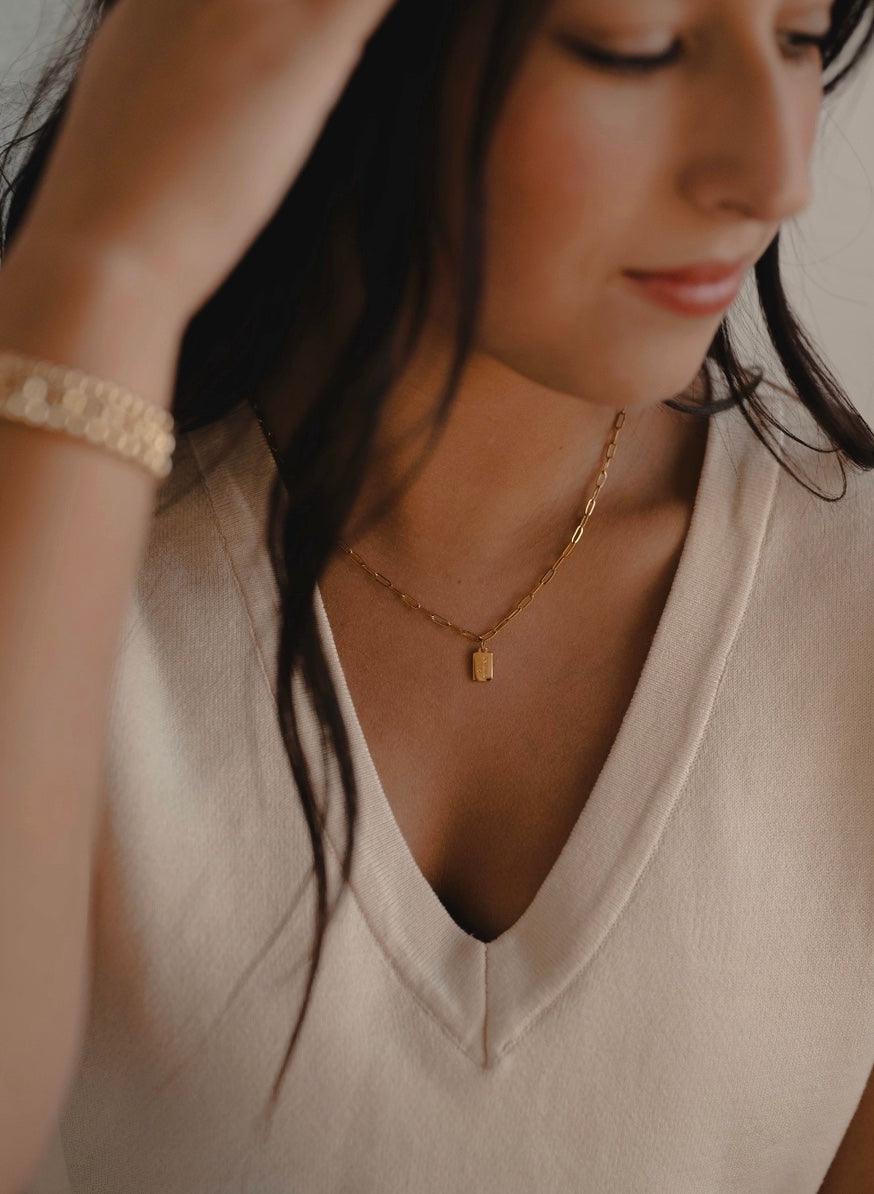 All Things Mini Tag Necklace - Made in USA - Kin Trading Post