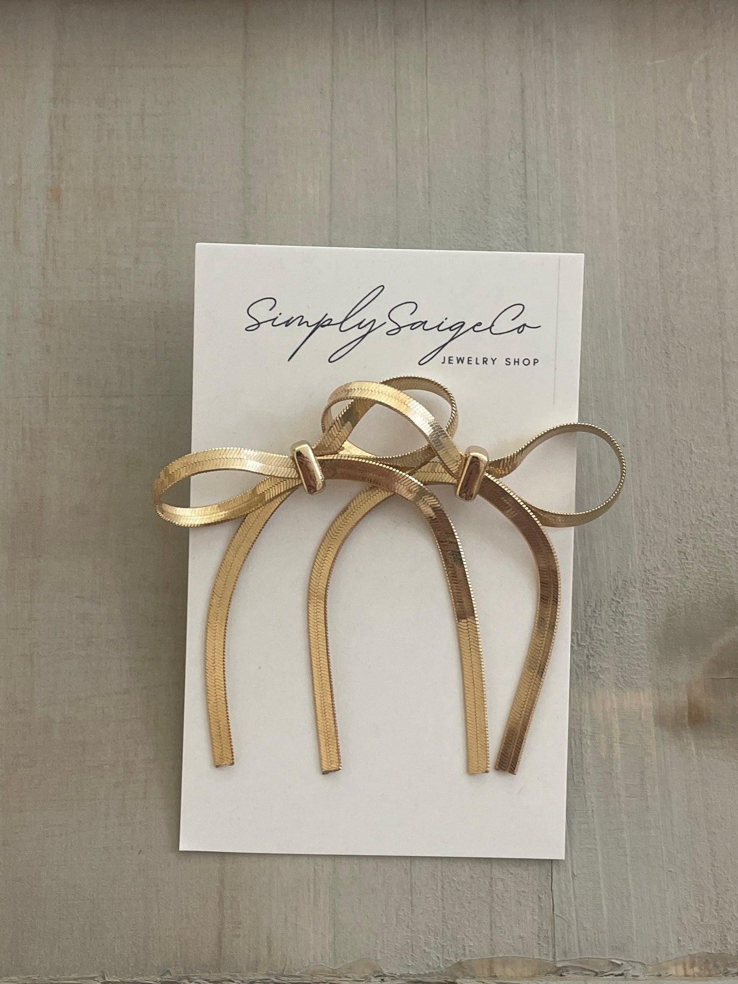 Bow Dangle Earrings - Christmas Special - Kin Trading Post