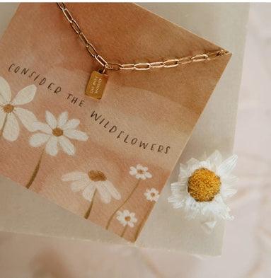 Do Not Worry Mini Tag Necklace - Made in USA - Kin Trading Post