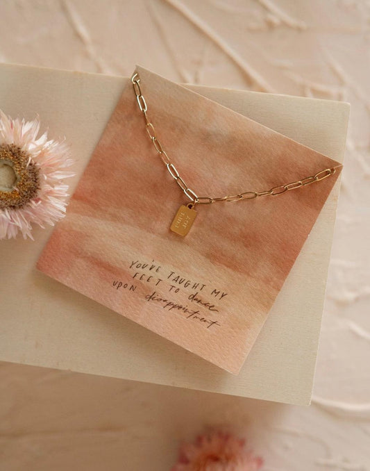 Pure Joy Gold Necklace - Made in USA - Kin Trading Post