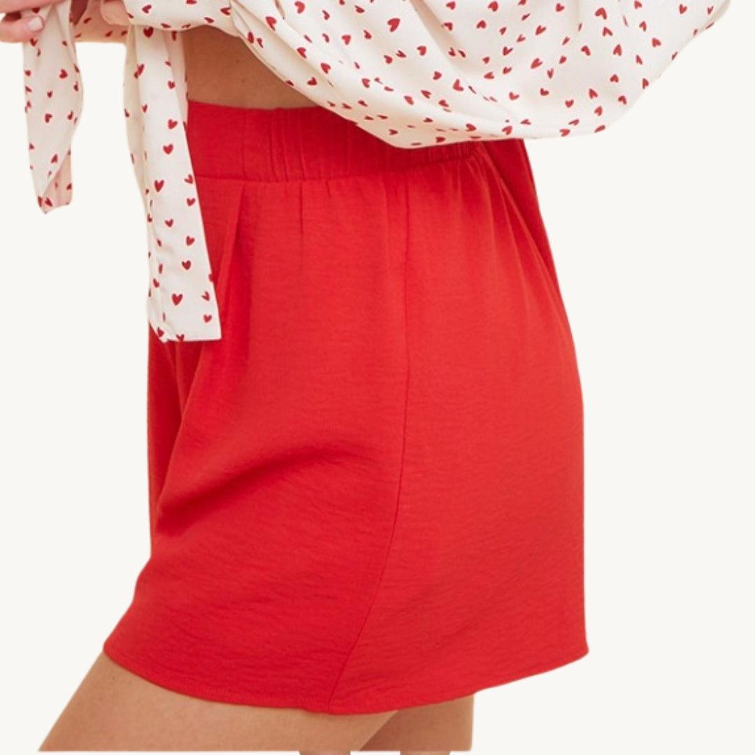 Red Shorts - Made in USA - Kin Trading Post