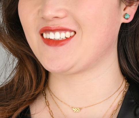 Turquoise Stud Earrings - Kin Trading Post