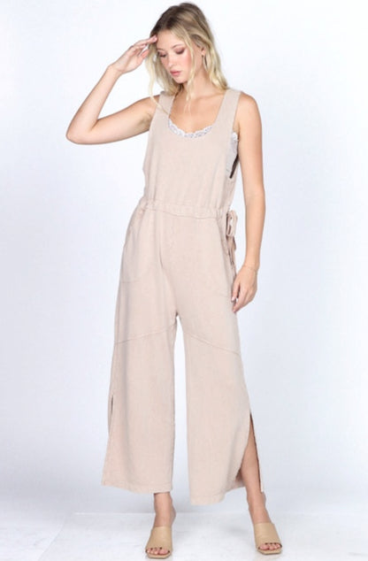 Mineral Wash Luxury French Terry Jumpsuit