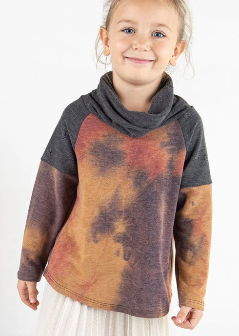 Fall Pullover Cowl Neck for Kids.  