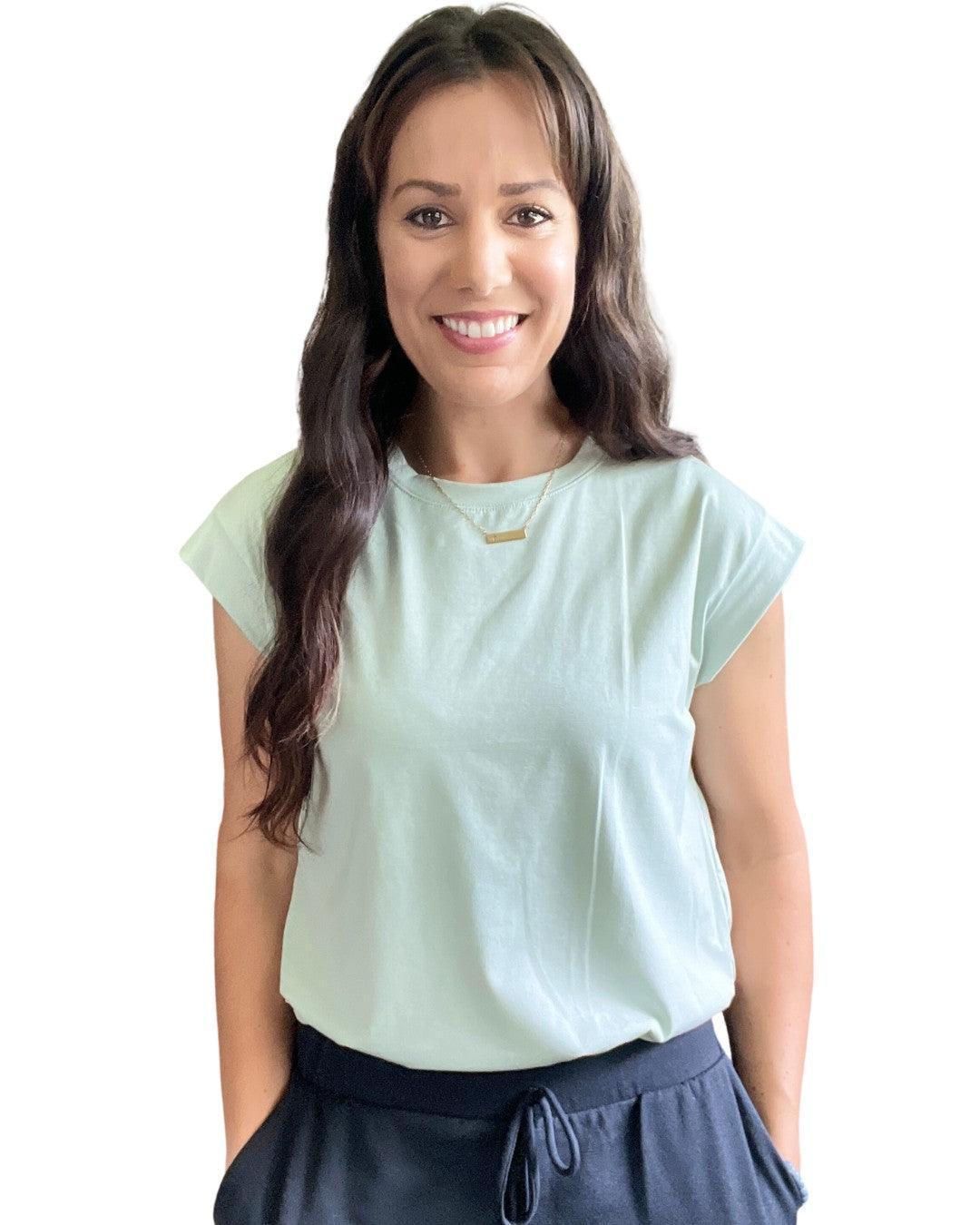 Relaxed Fit Short Sleeve Top - Made in USA - Kin Trading Post