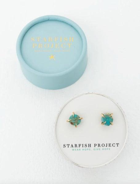 Turquoise Stud Earrings - Kin Trading Post